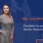 Lucie Wellartová povýšena